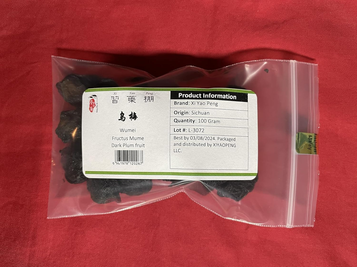 XYP Wumei Wu Mei 乌梅 100Gram